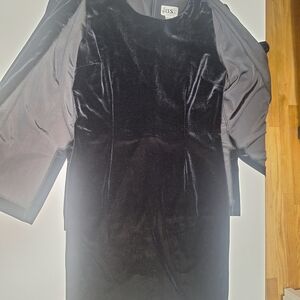 J.B.S. Black Velvet Dress